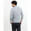 Stickad tröja Ashland Halfzip Gråmelerad James Harvest – miniature 3