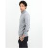 Stickad tröja Ashland Halfzip Gråmelerad James Harvest – miniature 1