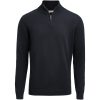 Stickad tröja Ashland Halfzip Marinblå James Harvest – miniature 1