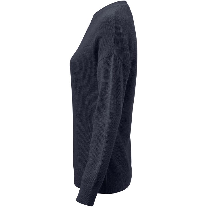 Stickad tröja Dam Ashland Casual Marinblå James Harvest – billede 2