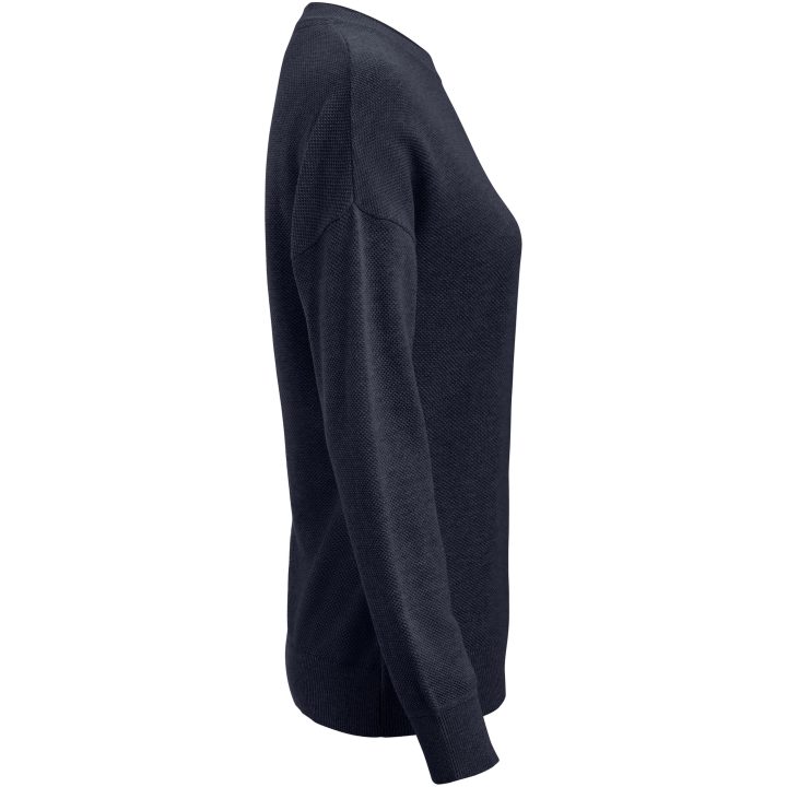 Stickad tröja Dam Ashland Casual Marinblå James Harvest – billede 4