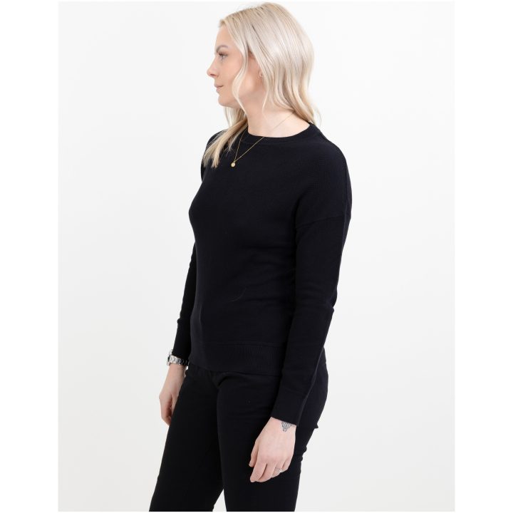 Stickad tröja Dam Ashland Casual Svart James Harvest – billede 2