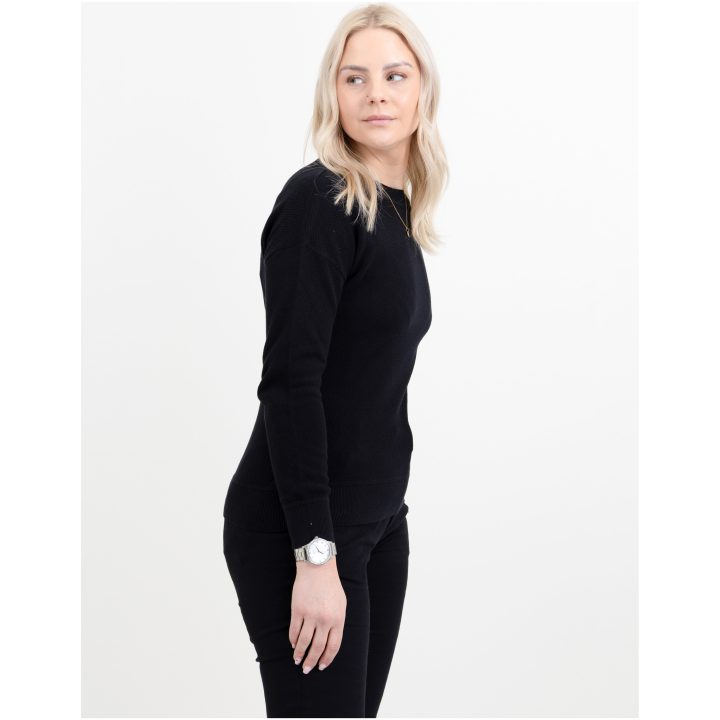 Stickad tröja Dam Ashland Casual Svart James Harvest – billede 4