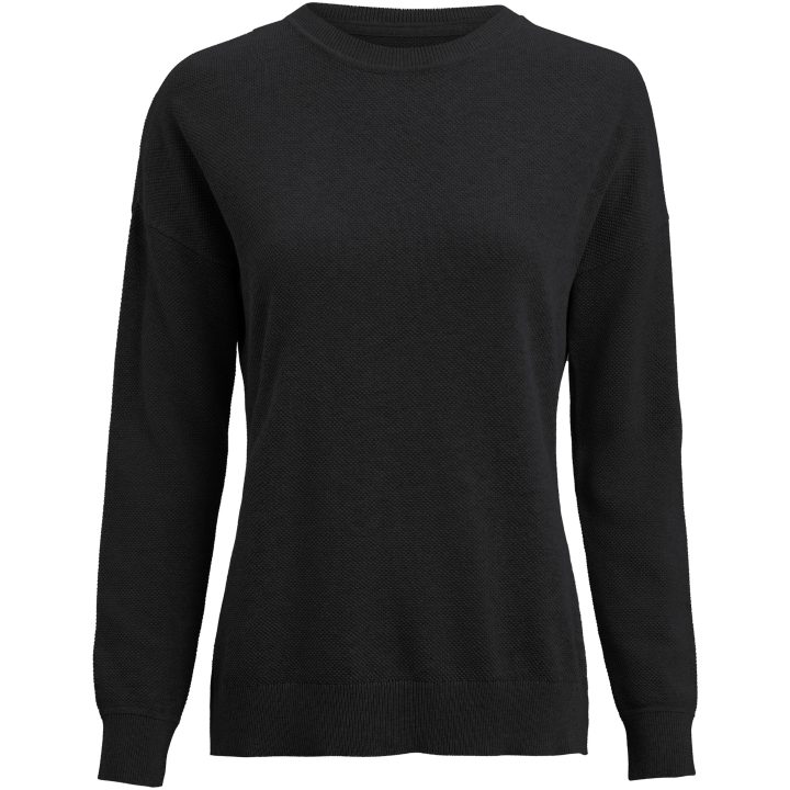 Stickad tröja Dam Ashland Casual Svart James Harvest – billede 5