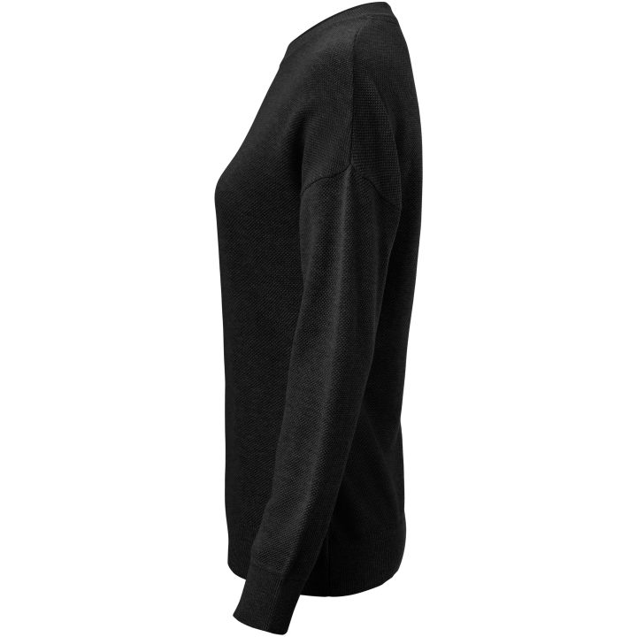 Stickad tröja Dam Ashland Casual Svart James Harvest – billede 6