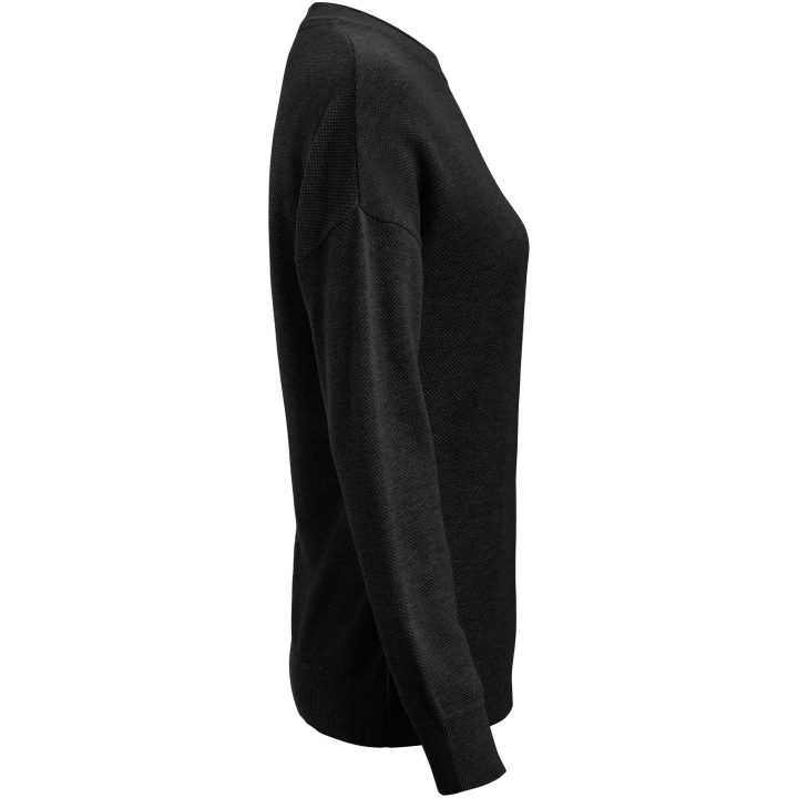 Stickad tröja Dam Ashland Casual Svart James Harvest – billede 8