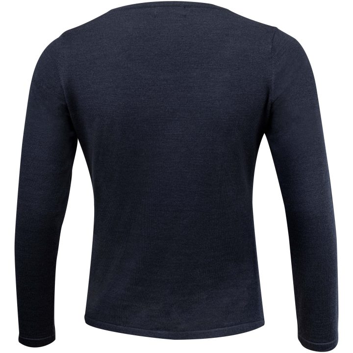 Stickad tröja Dam Merino U Marinblå J.Harvest & Frost XS – billede 2