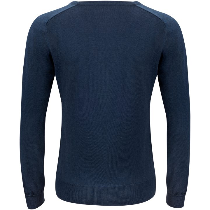 Stickad tröja Dam Merino V Marinblå J.Harvest & Frost XS – billede 2