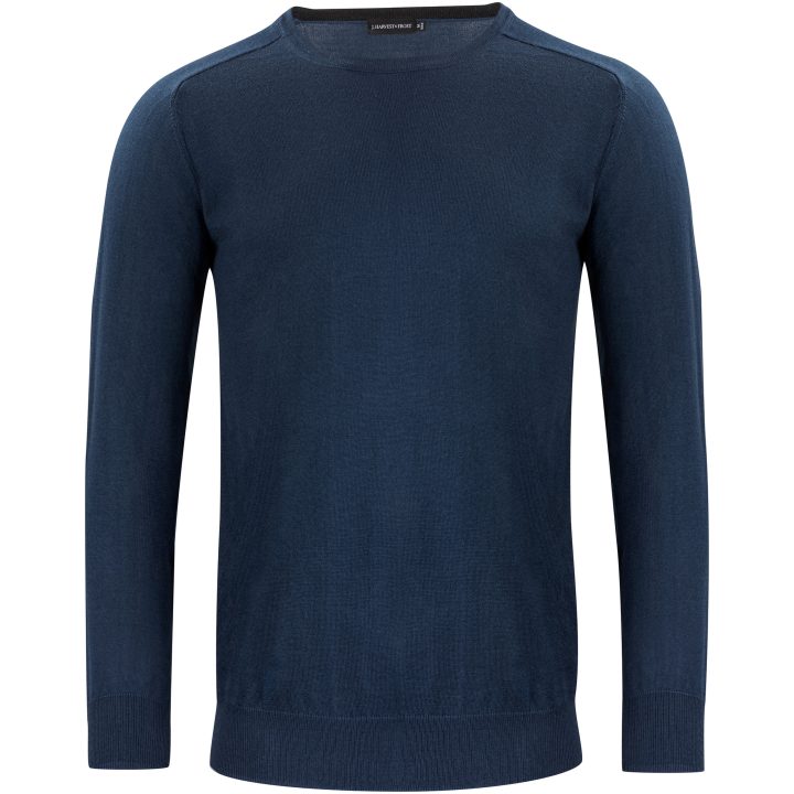 Stickad tröja Merino U Marinblå J.Harvest & Frost s – billede 2