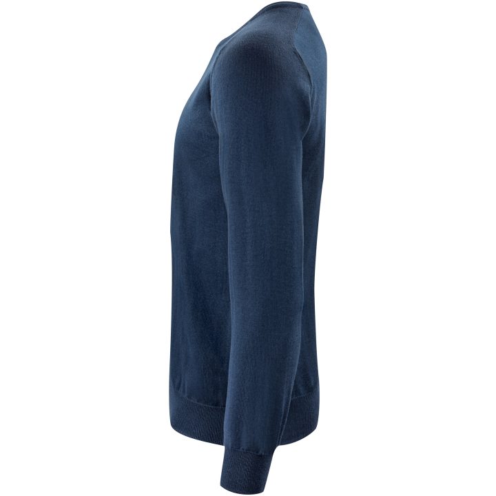 Stickad tröja Merino U Marinblå J.Harvest & Frost s – billede 4