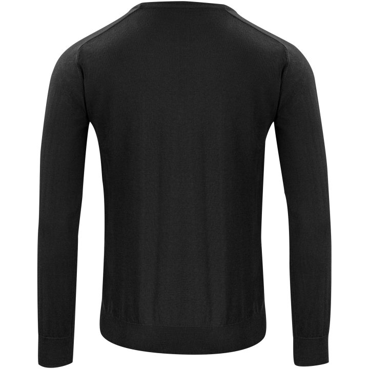 Stickad tröja Merino U Svart J.Harvest & Frost s – billede 2