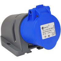 Stikkontakt, 16A, 2P+J, 6h, 230V, IP44 MALMBERGS