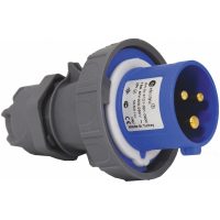 Stikprop, 16A, 2P+J, 6h, 230V, IP67 MALMBERGS