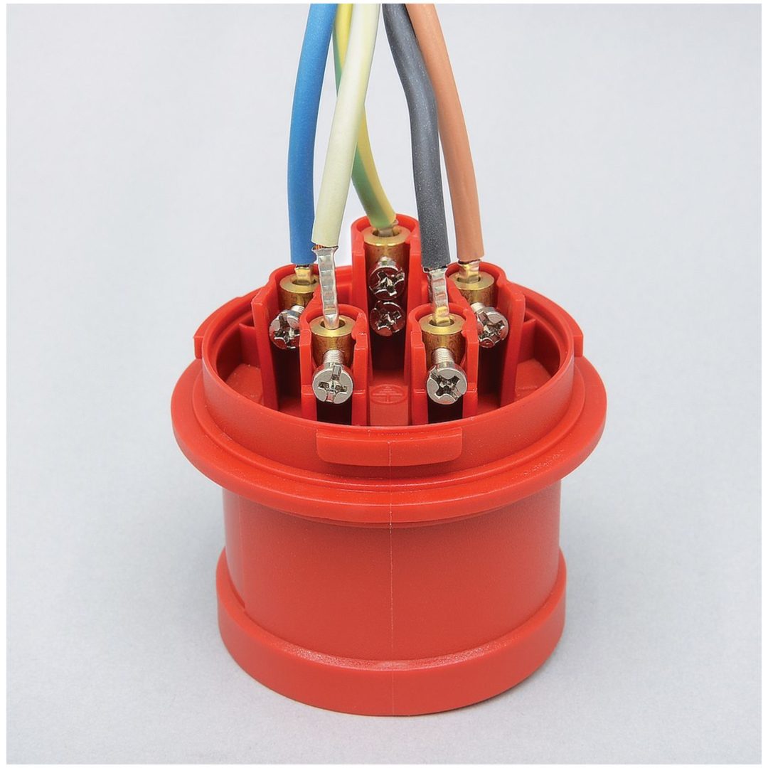 Stikprop, 16A, 3P+N+J, 6h, 400V, IP44 MALMBERGS – billede 2