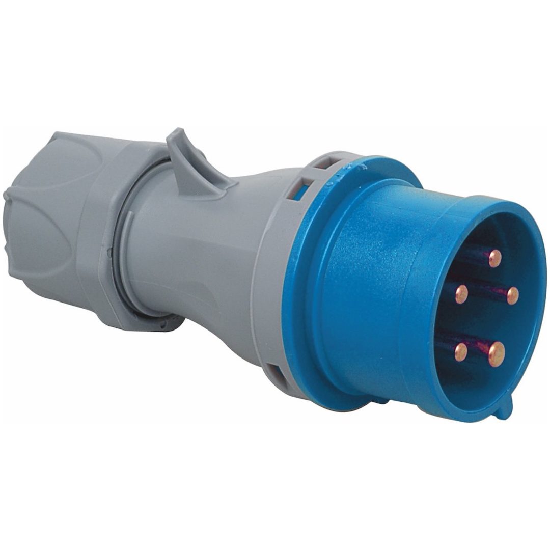 Stikprop, 32A, 3P+J, 9h, 230V, IP44 MALMBERGS