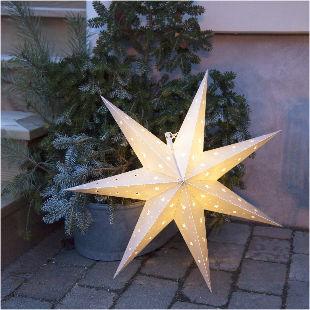 Stjerne Alice Hvid Star Trading 60 cm – billede 6