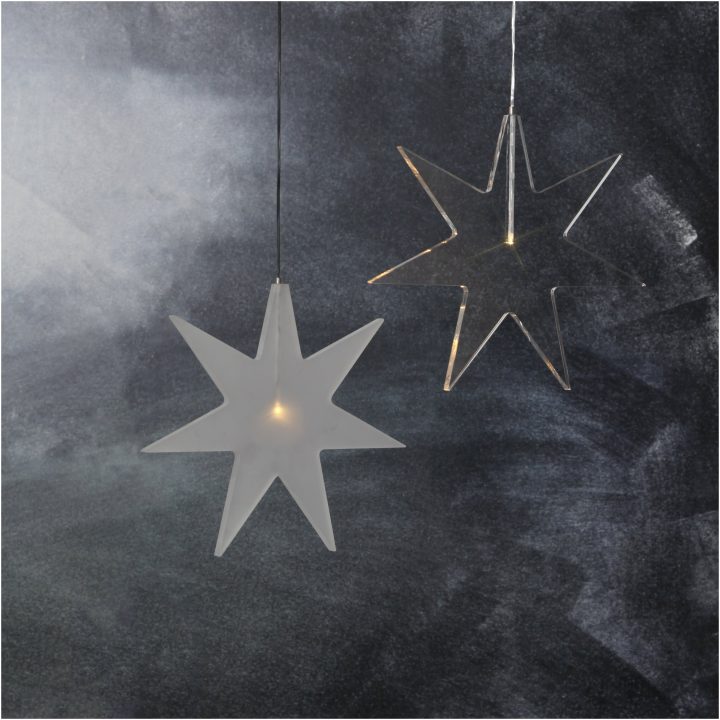 Stjerne Karla Frostet Star Trading 33 cm – billede 4
