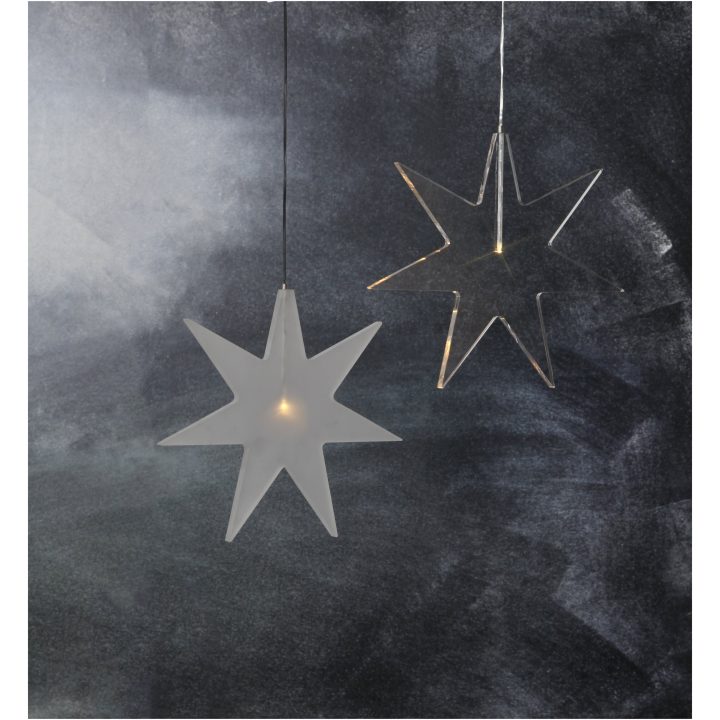 Stjerne Karla Frostet Star Trading 33 cm – billede 3