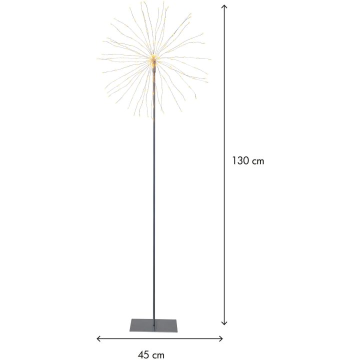 Stjerne på fod Firework Sølv Star Trading – billede 4