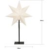 Stjerne på fod Frozen Hvid Star Trading 55 cm – miniature 7