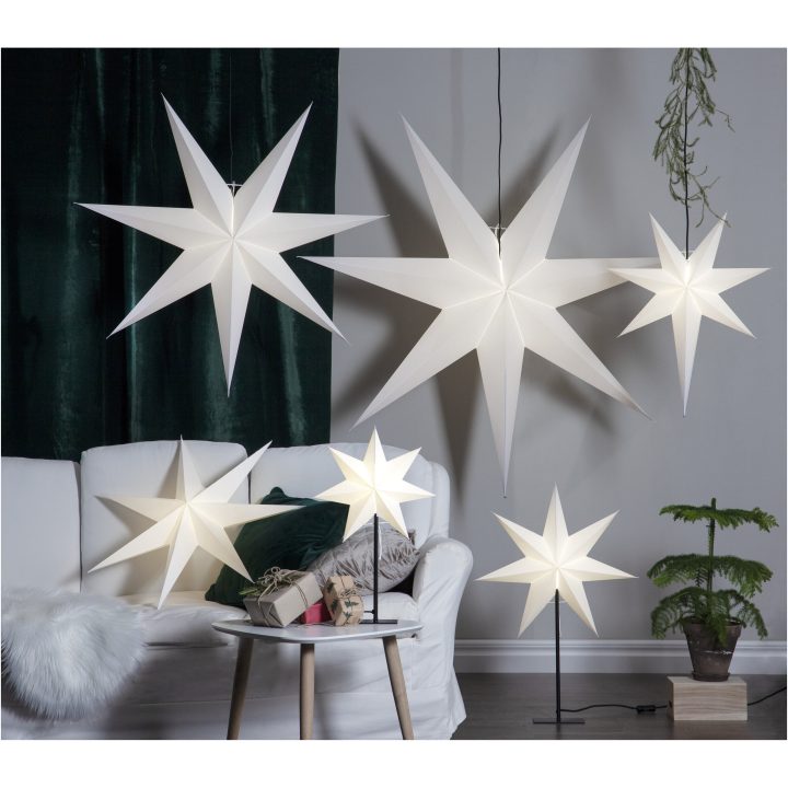 Stjerne på fod Frozen Hvid Star Trading 55 cm – billede 5