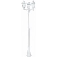 Stolpelampe Idefjord, Hvid, 3x18W, E27, IP44 MALMBERGS