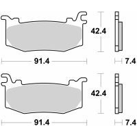 Street Sintered Metal Brake pads - 07BB44SA Brembo
