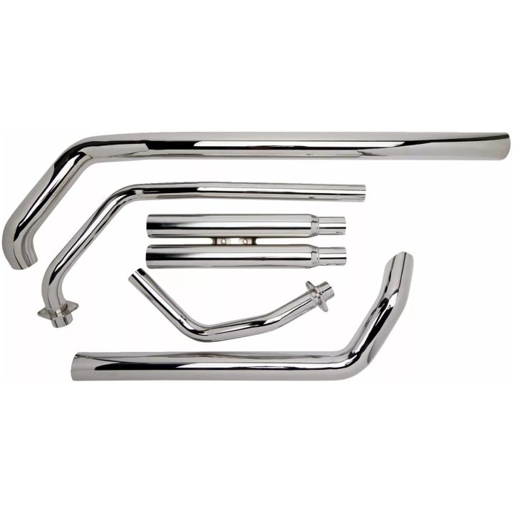 STREETROD Udstødningssystem COBRA Straight-cut / Chrome – billede 3