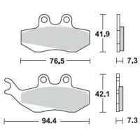 Street/Scooter/Off-Road/ATV Semi-Metallic Brake pads - 770SM1 BRAKING