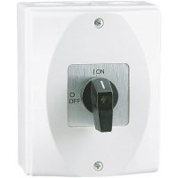 Strømafbryder, IP54, 25A, 3+1 slut.+1 br. MALMBERGS