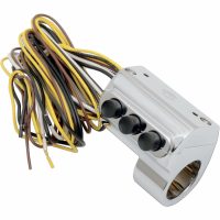 Strømafbryderhus Contour 3-knaps Krom PERFORMANCE MACHINE