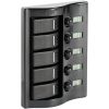 Strømafbryderpanel 5-switch Grafit Osculati – miniature 1