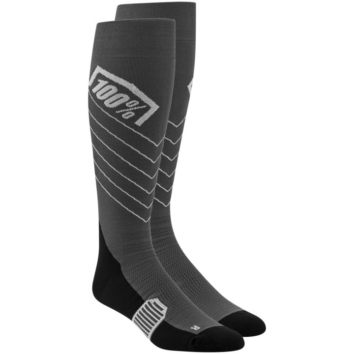 Strømper Hi Side Over-Calf Grå 100% Small/Medium – billede 2