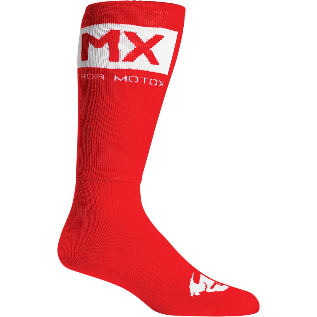Strømper MX Solid Rød THOR 6-9