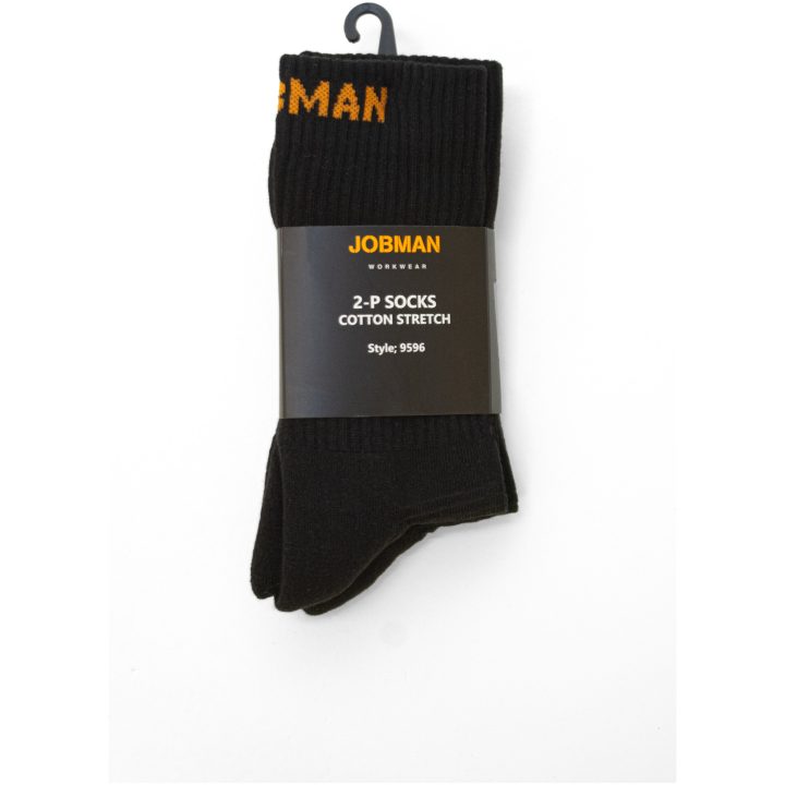 Strumpor 9596 2-pack Svart Jobman – billede 6