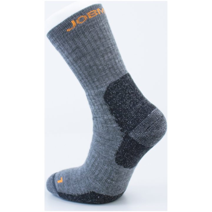 Strumpor 9598 Merino Tjock Mörkgrå Svart Jobman – billede 6