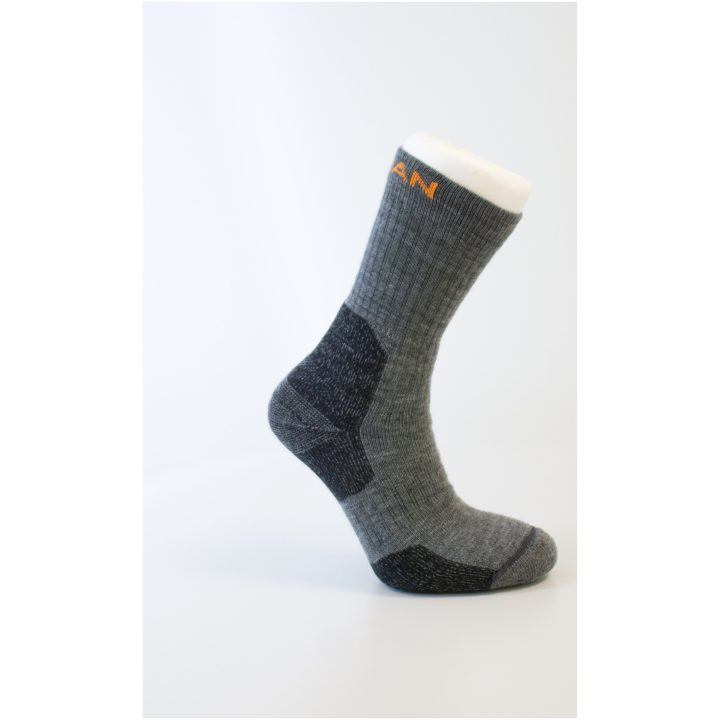 Strumpor 9598 Merino Tjock Mörkgrå Svart Jobman – billede 7