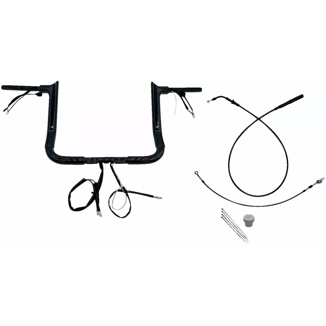 Styr Ape Hanger Batwing 1-1/2" Sort FAT BAGGERS INC.
