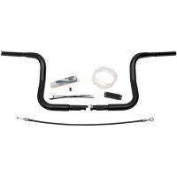 Styr Ape Hanger Ez Install Rund Top Sort FAT BAGGERS INC.