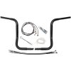 Styr Ape Hanger Ez Install Rund Top Sort FAT BAGGERS INC. Styr – miniature 1