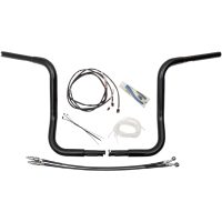 Styr Ape Hanger Ez Install Rund Top Sort FAT BAGGERS INC.