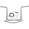 Styr Ez Install Round Top Krom/sølv Ape Hanger FAT BAGGERS INC. Styr – miniature 7
