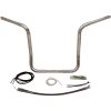 Styr Ez Install Round Top Krom/sølv Ape Hanger FAT BAGGERS INC. Styr – miniature 1