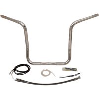 Styr Ez Install Round Top Krom/sølv Ape Hanger FAT BAGGERS INC.