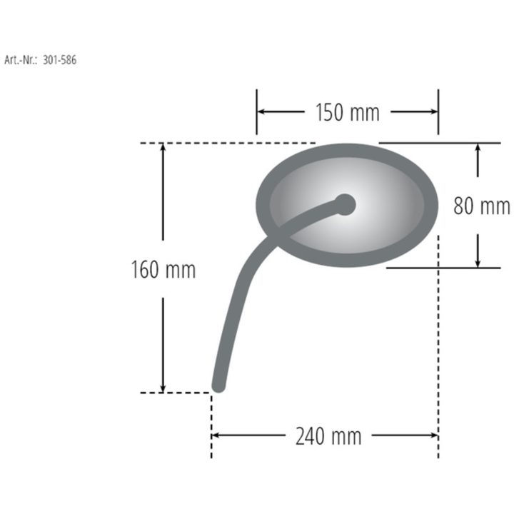 Styr spejl pro Torezzo Sort HIGHSIDER – billede 4