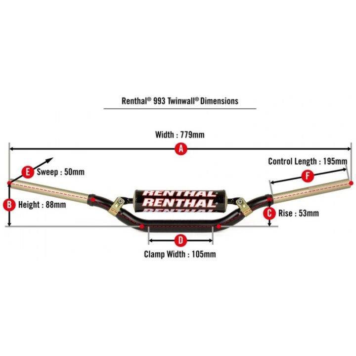 Styr Twinwall Type 993 RENTHAL – billede 2