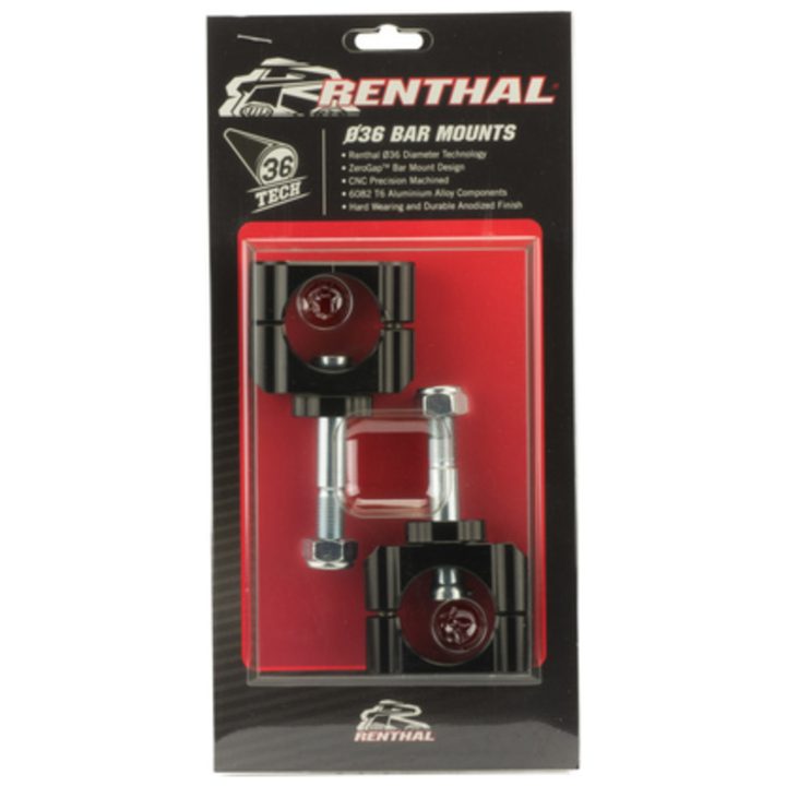 Styrbeslag Renthal Sort – billede 3