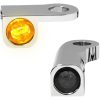 Styrblinklys Nano Series Amber/Klar/Krom HEINZ BIKES Blinklys – miniature 1