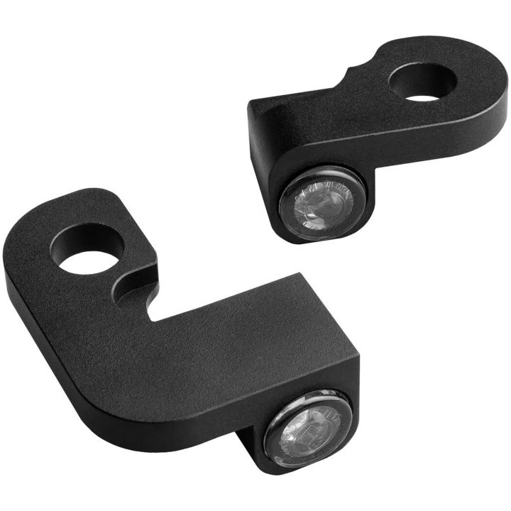 Styrblinklys Nano Series Klar/Sort HEINZ BIKES Blinklys – billede 7
