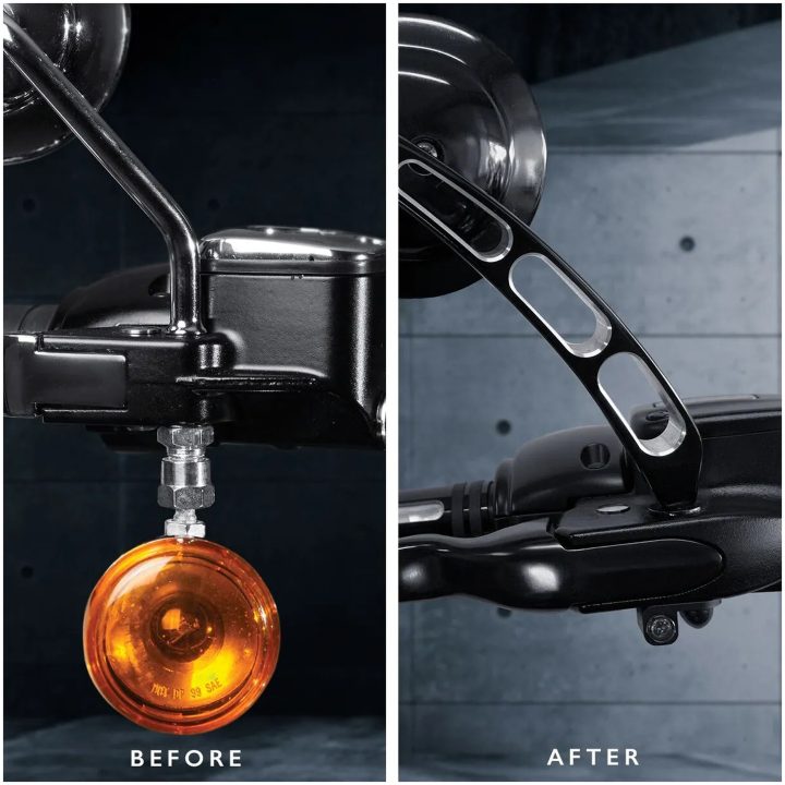 Styrblinklys Nano Series Klar/Sort HEINZ BIKES Blinklys – billede 6